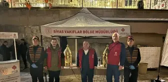 Sivas'ta Regaip Kandili'nde Salep İkramı