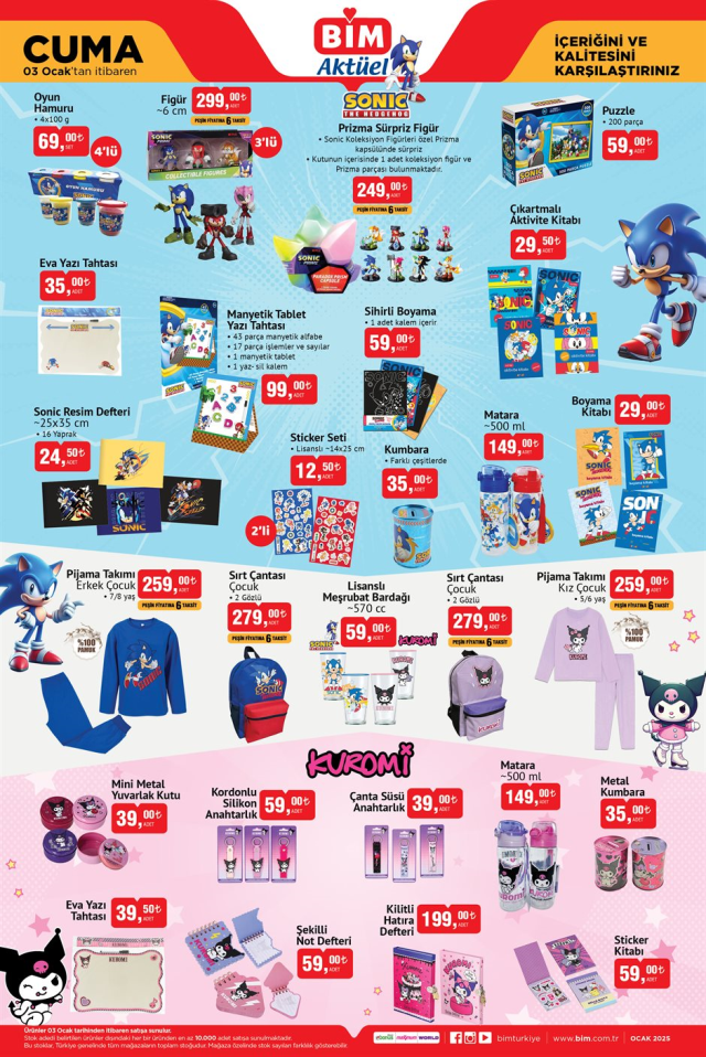 3 OCAK BİM AKTÜEL KATALOĞU! 3 Ocak Cuma BİM aktüel kataloğunda hangi ürünler var? BİM aktüel elektronik ürünler neler?