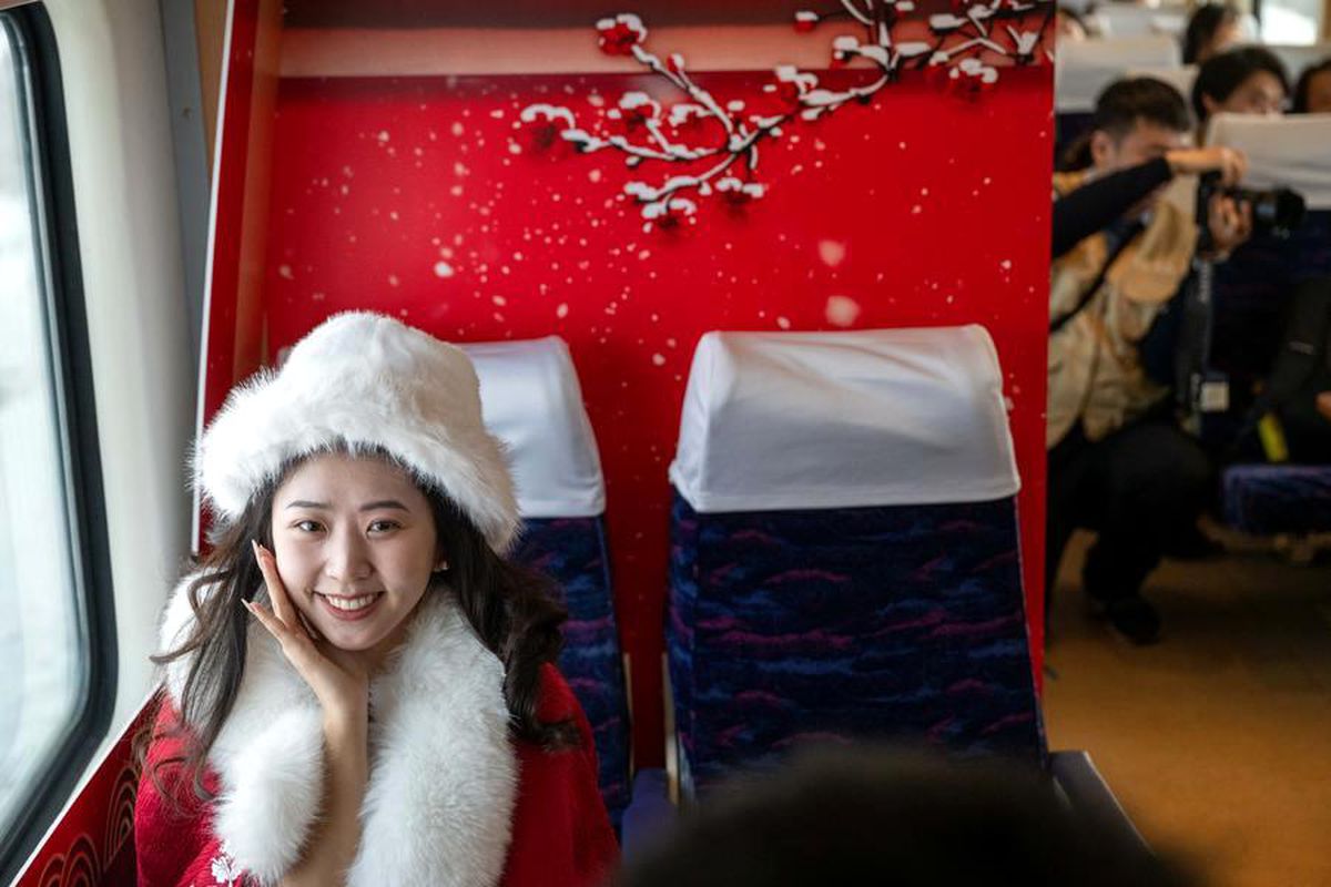 Harbin'den Yabuli'ye Buz ve Kar Turizmi Temalı Tren Seferi Başladı