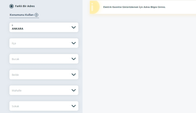 Ankara elektrik kesintisi! 3 Ocak Sincan, Etimesgut, Mamak elektrik kesintisi ne zaman bitecek?