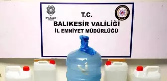 Balıkesir'de Kaçak Alkol Operasyonu: 15 Litre Sahte Alkol Ele Geçirildi