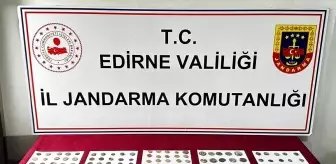 Edirne'de Otobüste Tarihi Sikke Operasyonu