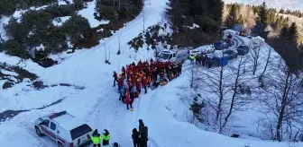 Giresun'da Çığ Tatbikatı Düzenlendi