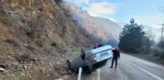 Bolu'da Gizli Buzlanma Kazası: Sürücü Yaralanmadan Kurtuldu