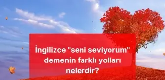 İngilizce 'seni seviyorum' demenin farklı yolları nelerdir? İngilizce en etkileyici romantik cümleler nelerdir?