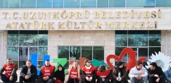 Edirne'de İşten Çıkarılan İşçiler Eylem Düzenledi