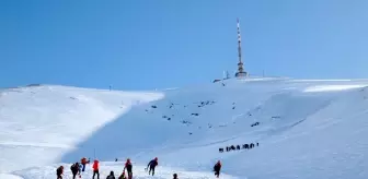 Palandöken'de Çığ Tatbikatı Gerçekleştirildi