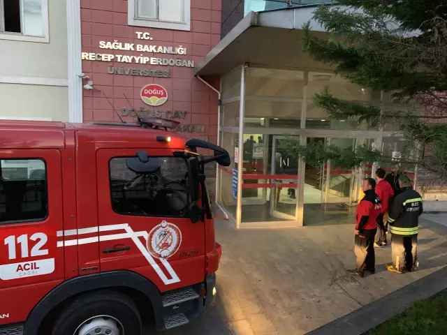 Great panic in the hospital where the fire broke out in Rize