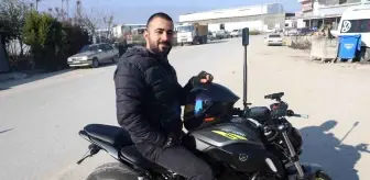 Motosiklet Tutkunu Ahmet'ten İlginç Doğum Günü Kutlaması