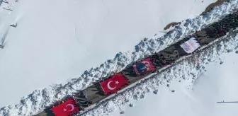 Sis Dağı'nda Sarıkamış Şehitleri Anma Yürüyüşü yapıldı