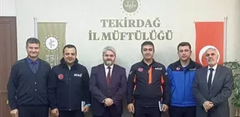 Tekirdağ Emniyet ve AFAD Müdürü'nden İl Müftülüğü'ne Ziyaret