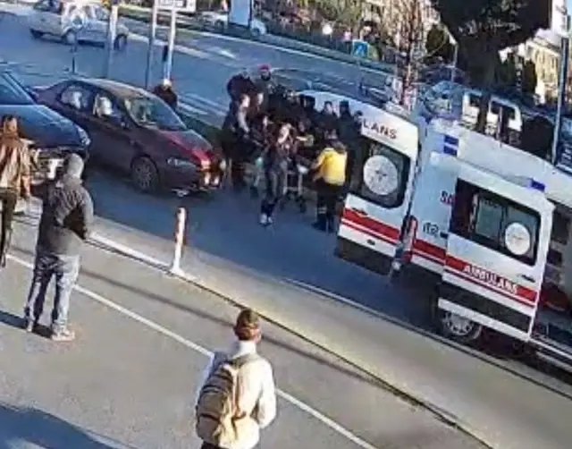 A car hit a pedestrian crossing, and 5 minutes later, another car crashed into the crowd that rushed to help