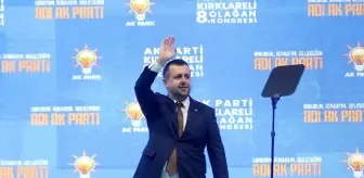 AK Parti'li Yalçın, Kırklareli'nde partisinin 8. Olağan İl Kongresi'nde konuştu Açıklaması