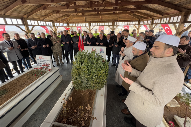 Martyred police officer Fethi Sekin was commemorated at his grave in Elazığ