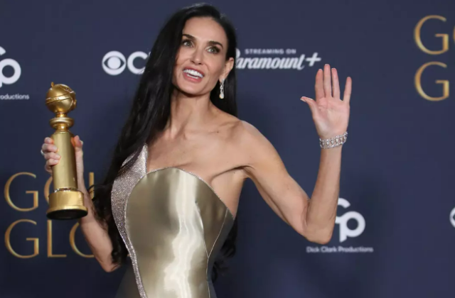 The Golden Globe Awards Found Their Winners: Demi Moore Stole the Show