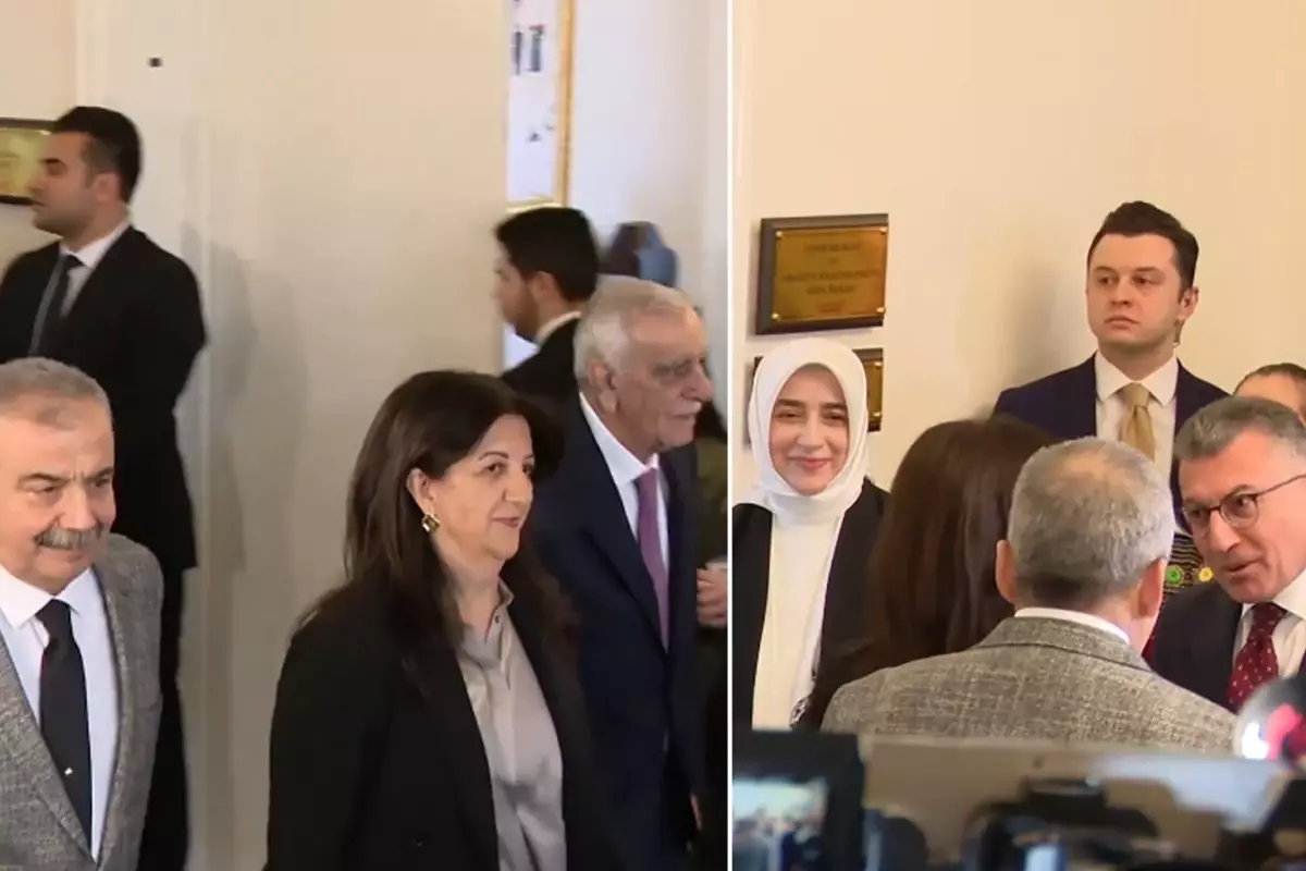 DEM Parti heyetiyle AK Parti arasındaki görüşme başladı