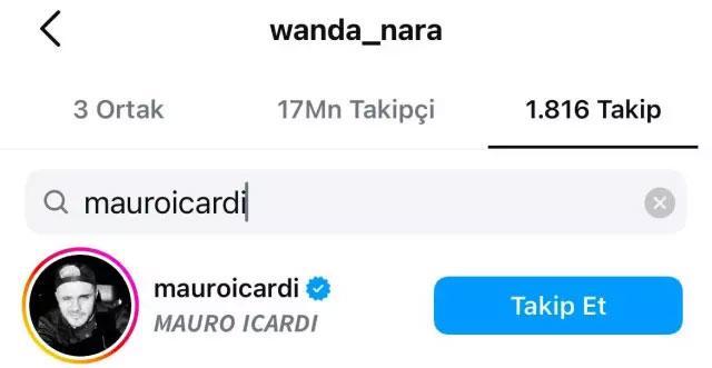 Wanda Nara, who resumed following Icardi, kicked L-Gante