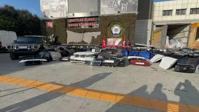 Stolen Cars and Smuggled Auto Parts Seized in Istanbul