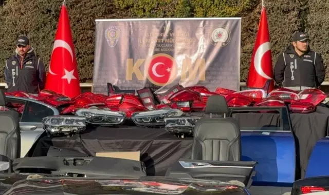 Stolen Cars and Smuggled Auto Parts Seized in Istanbul