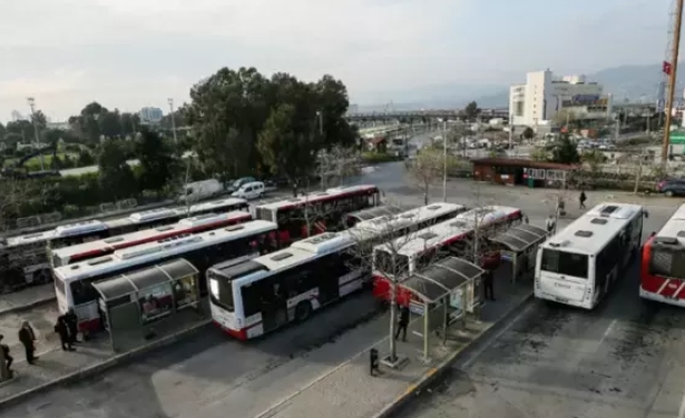 İzmir otobüsler çalışmıyor mu 7 Ocak Salı?