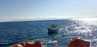 Bodrum açıklarında sürüklenen tekne Kıyı Emniyet tarafından kurtarıldı