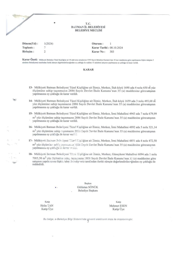 22 taşınmazın satışa çı 22 taşınmazın satışa çı