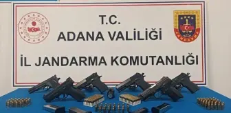 Adana'da Ruhsatsız Silah Operasyonu: 6 Tabanca Ele Geçirildi