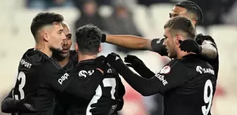 Beşiktaş, Ziraat Türkiye Kupası'nda konuk olduğu Sivasspor'u 1-0 mağlup etti