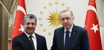 Cumhurbaşkanı Erdoğan, IKBY Başbakanı Barzani'yi kabul etti