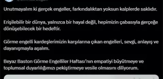 Emine Erdoğan'dan Beyaz Baston Görme Engelliler Haftası paylaşımı Açıklaması