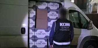 İzmir'de Kaçakçılık Operasyonu: 2 Milyona Yakın Makaron Ele Geçirildi