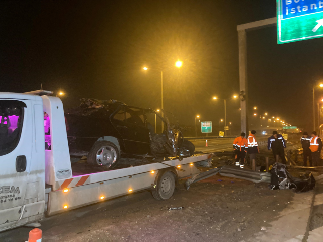 The car that lost control in Kahramankazan crashed into a sign pole: 1 dead