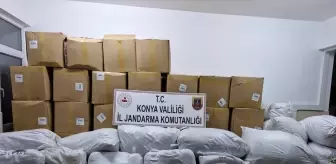 Konya'da Bandrolsüz 1822 Kilogram Kıyılmış Tütün Ele Geçirildi