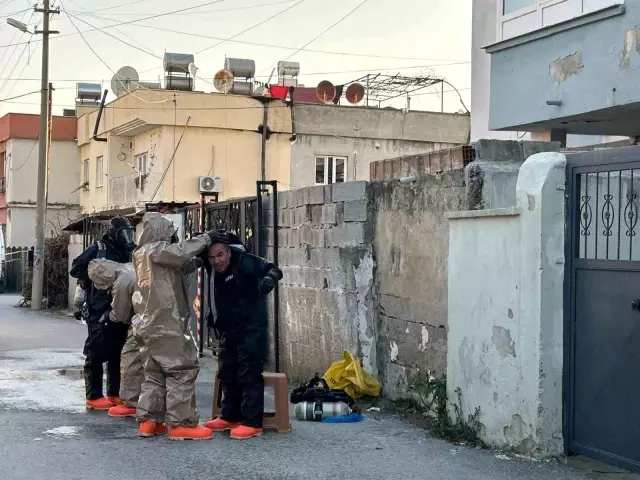 Tragedy in Mersin: Teams entered the house where 2 children lost their lives in special clothing