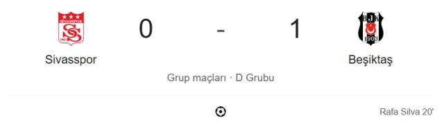 Sivasspor Beşiktaş maçı kaç kaç, bitti mi? MAÇ SONUCU! Sivasspor Beşiktaş golleri kim attı, canlı maç anlatımı!