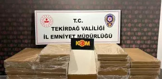 Tekirdağ'da 75 Bin Dolu Makaron Ele Geçirildi