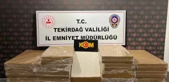 Tekirdağ'da 75 Bin Makaron Ele Geçirildi