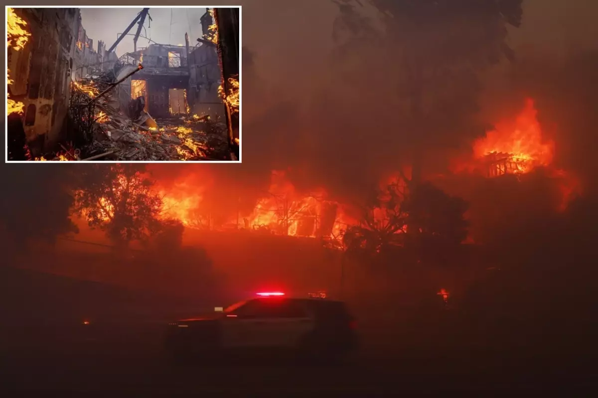 ABD'deki orman yangınında dünyaca ünlü oyuncuların malikaneleri de küle döndü