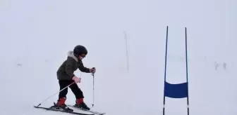 Bitlis'te Alp Disiplini ve Snowboard İl Birinciliği Yarışması Düzenlendi