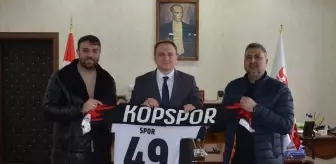 Bulanık Kopspor Başkanı Yasin Temel'den Kaymakam Koşansu'ya Ziyaret