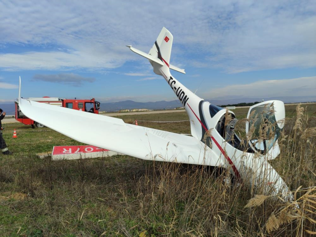 The training aircraft crashed in Bursa!