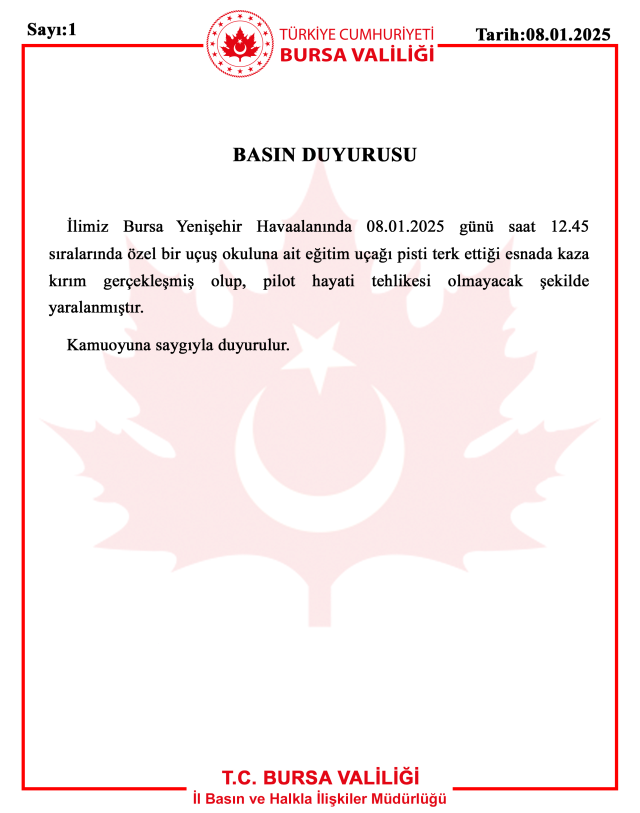 BURSA'DA UÇAK DÜŞTÜ! Bursa'da eğitim uçağı mı düştü, ne oldu? BURSA'DA UÇAK DÜŞTÜ! Bursa'da eğitim uçağı mı düştü, ne oldu?