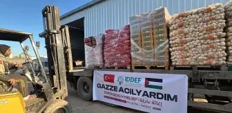 İDDEF Gazze'ye 36 Ton Taze Gıda Gönderdi