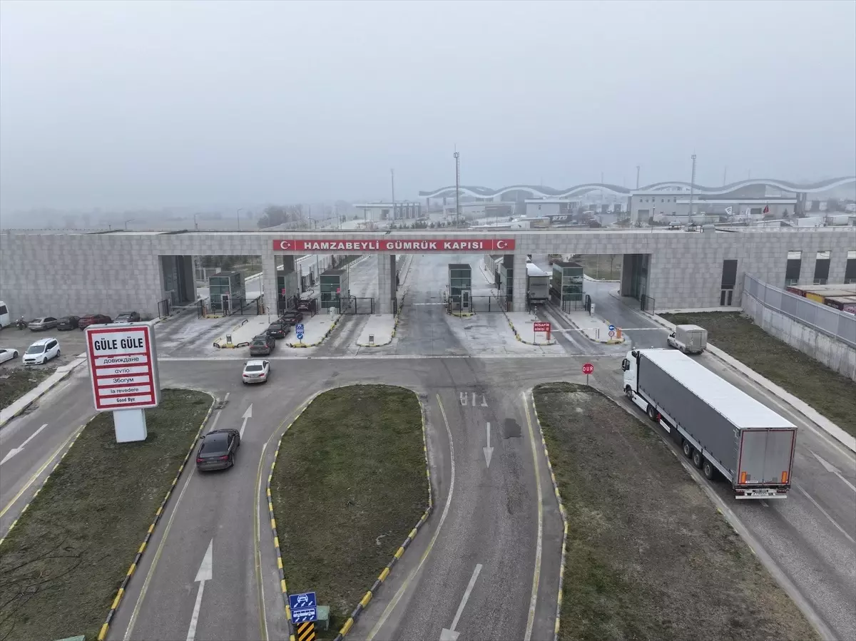 Hamzabeyli Sınır Kapısı, İhracatta Kapıkule'yi Geride Bırakıyor
