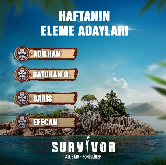 Survivor eleme adayları kim? 7 Ocak Salı Survivor'da potada kimler var?