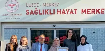 Düzce Merkez Sağlıklı Hayat Merkezi, 'Bebek Dostu' Unvanını Kazandı