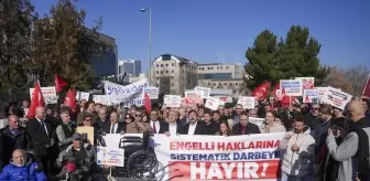 Engelli Bireyler ÖTV Düzenlemesi İçin Hükümete Protesto Düzenledi