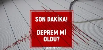 Hakkari'de deprem mi oldu 9 Ocak Perşembe? Deprem nerede oldu? SON DAKİKA DEPREMLER!