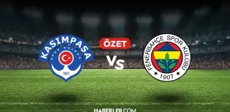 Kasımpaşa Fenerbahçe maç özeti ve golleri izle! (VİDEO) Kasımpaşa Fenerbahçe geniş özeti! Golleri kim attı, maç kaç kaç bitti?