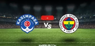 Kasımpaşa Fenerbahçe maçı kaç kaç, bitti mi? MAÇ SONUCU! Kasımpaşa Fenerbahçe golleri kim attı, canlı maç anlatımı!